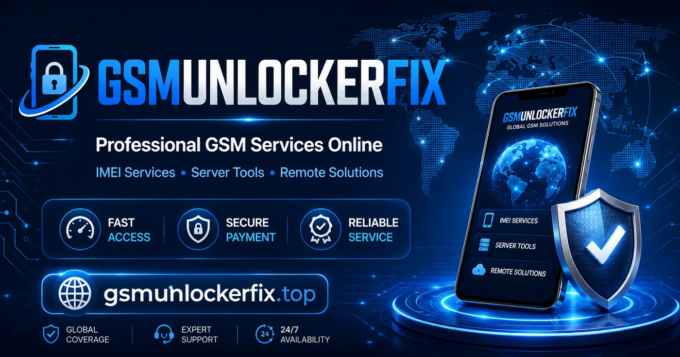GsmUnlockerFix Professional GSM Services Online